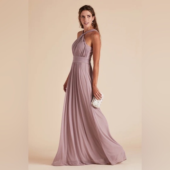 NWT Birdy Grey Kiko Dress in Mesh Mauve - Picture 1 of 6